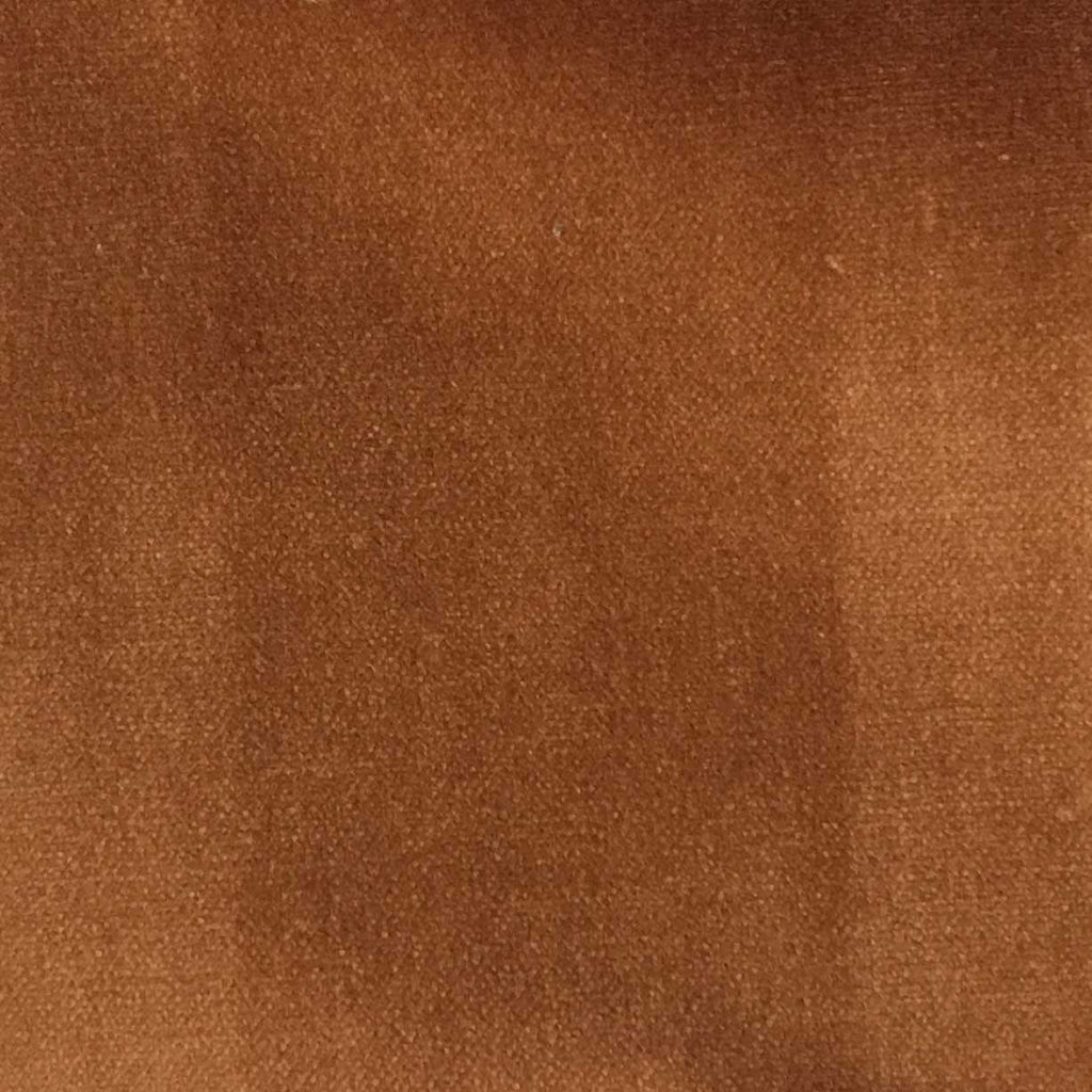 Bowie - 100% Cotton Velvet Upholstery Fabric by the Yard - Available in 77 Colors - Pecan - Top Fabric - 43