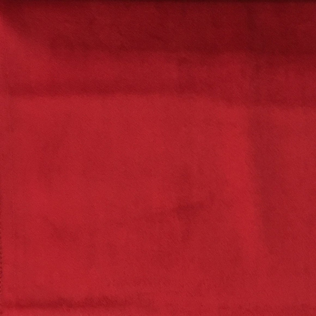 Liberty - Ultra Plush Microvelvet Fabric Upholstery Velvet Fabric by the Yard - Available in 38 Colors - Scarlet - Top Fabric - 33