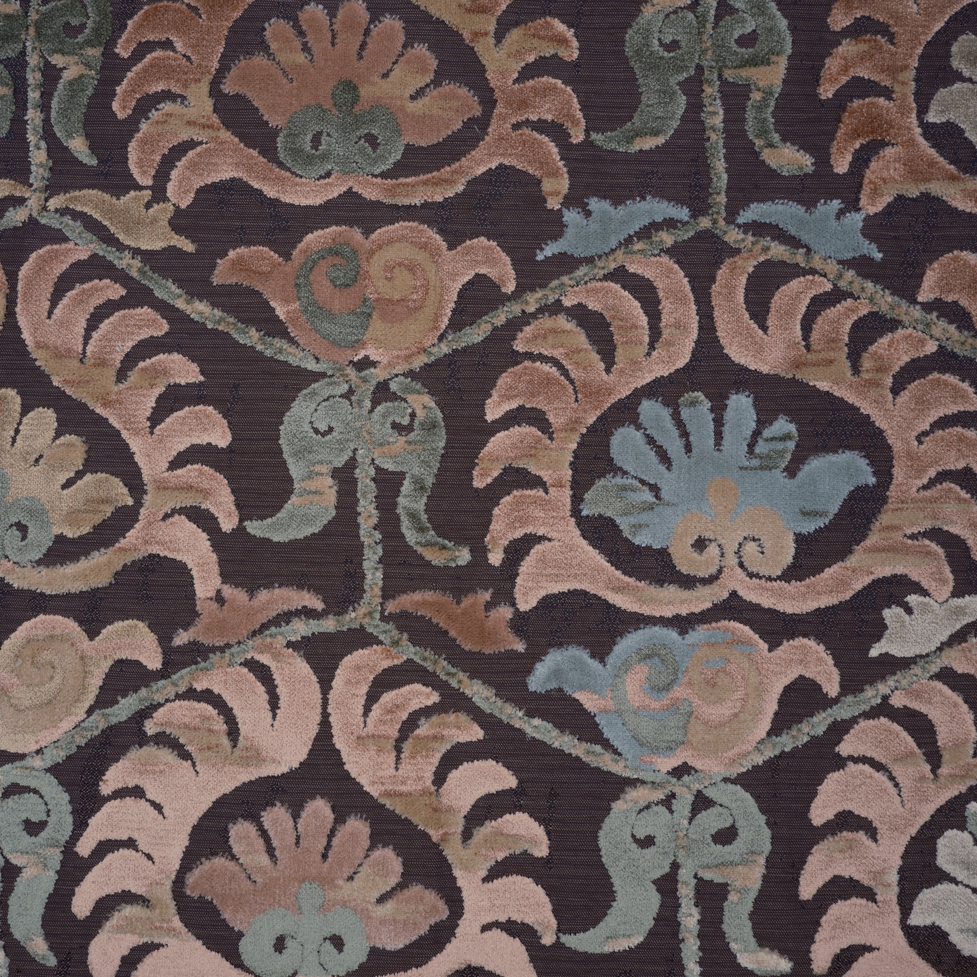 Rediscover Timeless Elegance: Bukhara Cut Velvet Upholstery Fabric