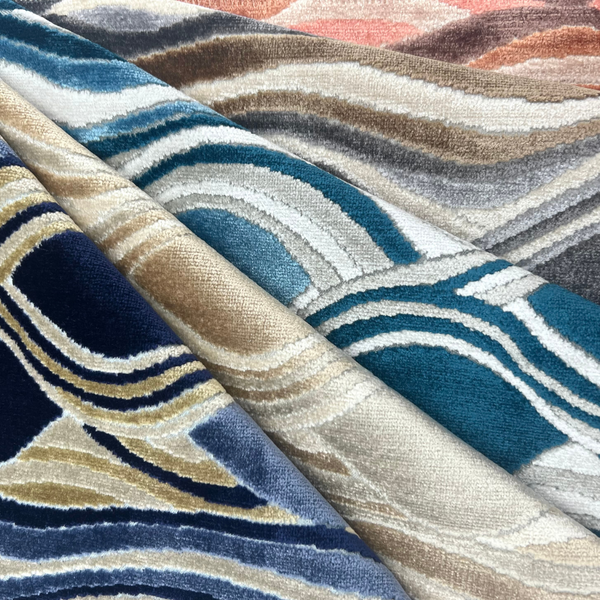 The Epitome of Multi-Purpose Elegance in Cut Velvet Upholstery Fabric
