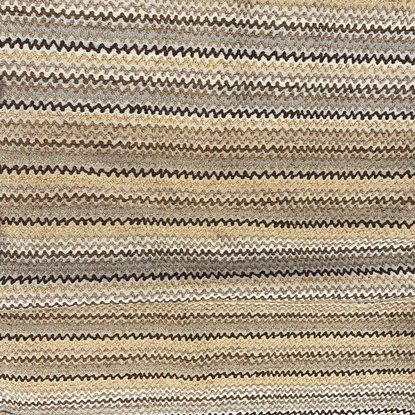 NEW - AZTEC - Chenille -ZIG ZAG PATTERN UPHOLSTERY FABRIC BY THE YARD