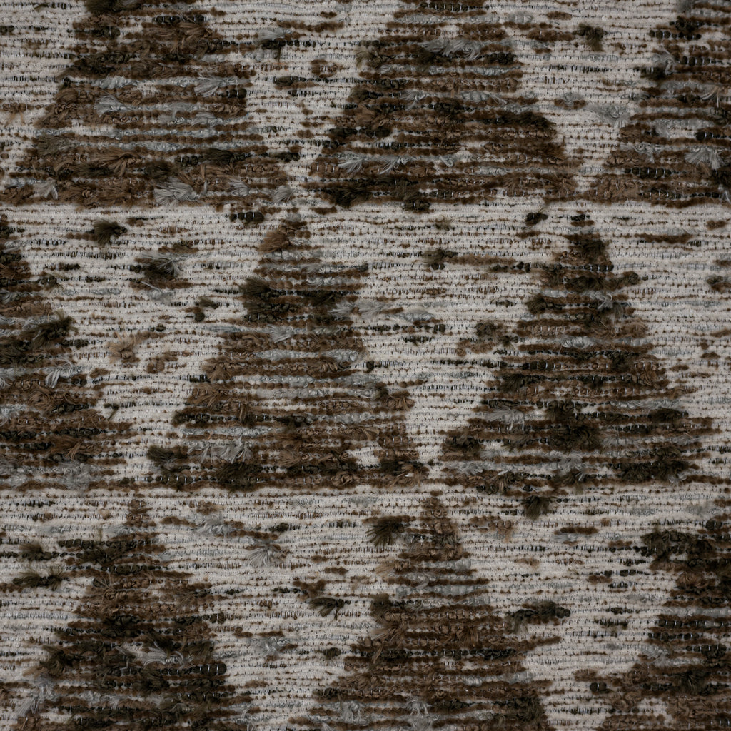 NEW - DENALI - TEXTURAL GEOMETRIC JACQUARD CHENILLE ORGANIC UPHOLSTERY FABRIC BY THE YARD