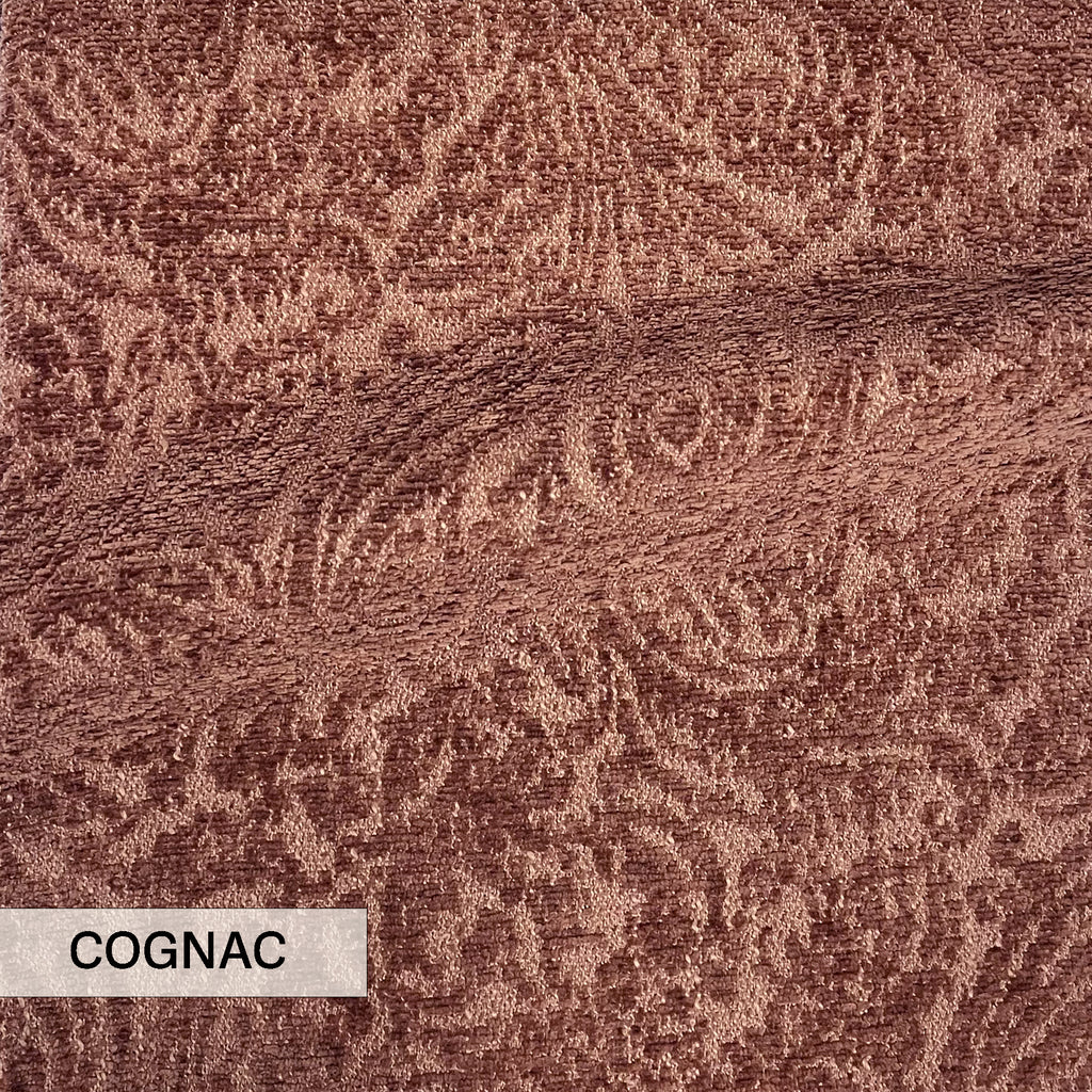 NEW - EVERLY - BOUCLE WRAP PAISLEY DESIGN JACQUARD UPHOLSTERY FABRIC BY THE YARD