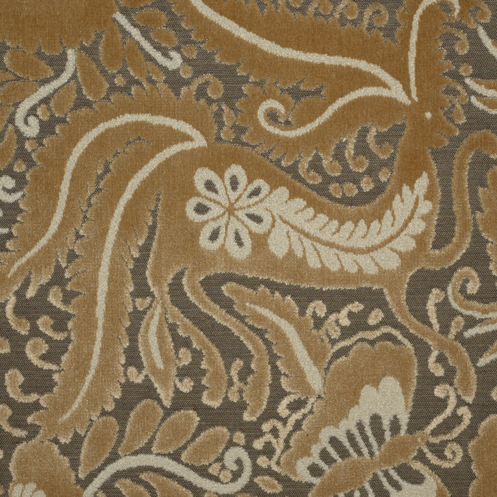 NEW - OTOMI - MEXICAN OTOMI PATTERN CUT VELVET UPHOLSTERY FABRIC BY THE YARD