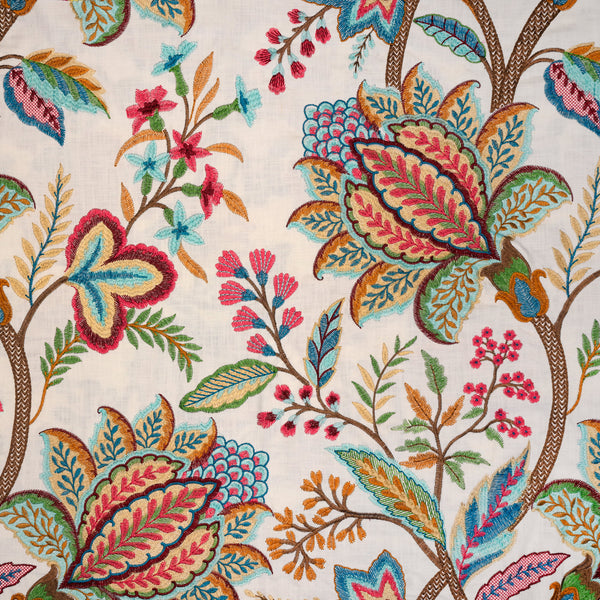 NEW - PENELOPE - CREWEL EMBROIDERY CURTAINS