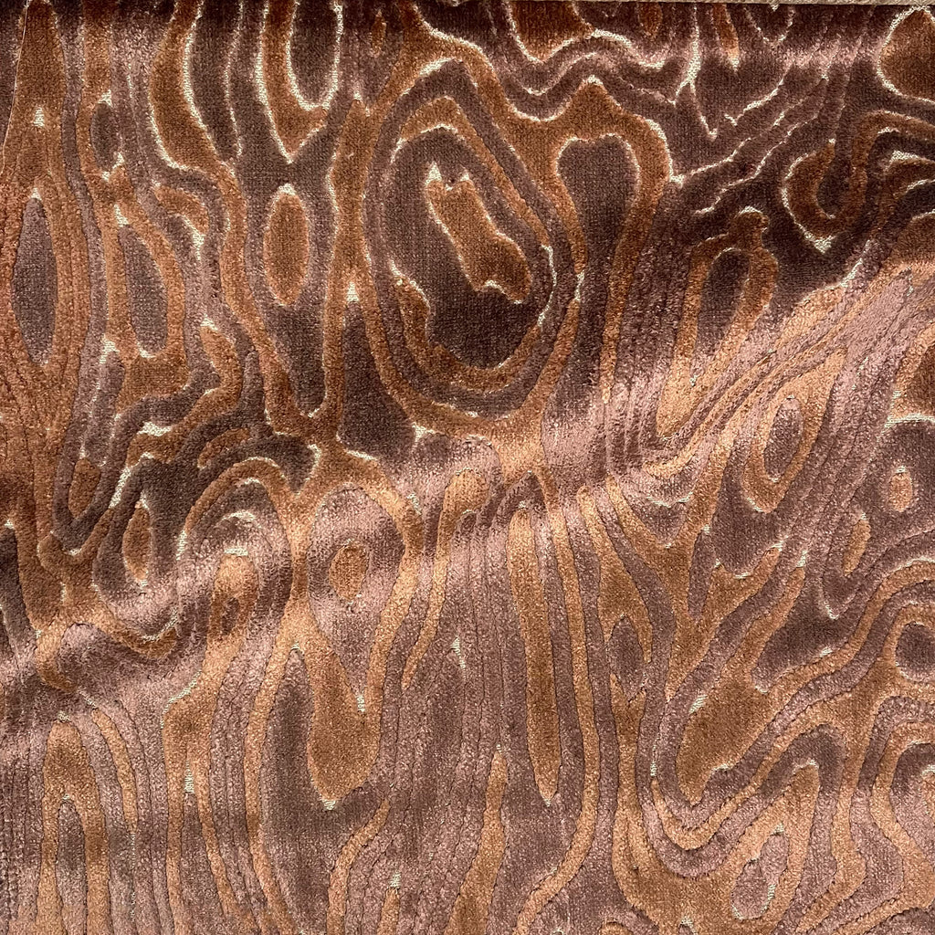NEW - ECHO - ABSTRACT PATTERN CUT VELVET UPHOLSTERY FABRIC BY THE YARD