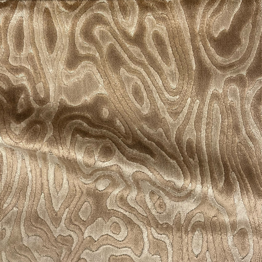 NEW - ECHO - ABSTRACT PATTERN CUT VELVET UPHOLSTERY FABRIC BY THE YARD