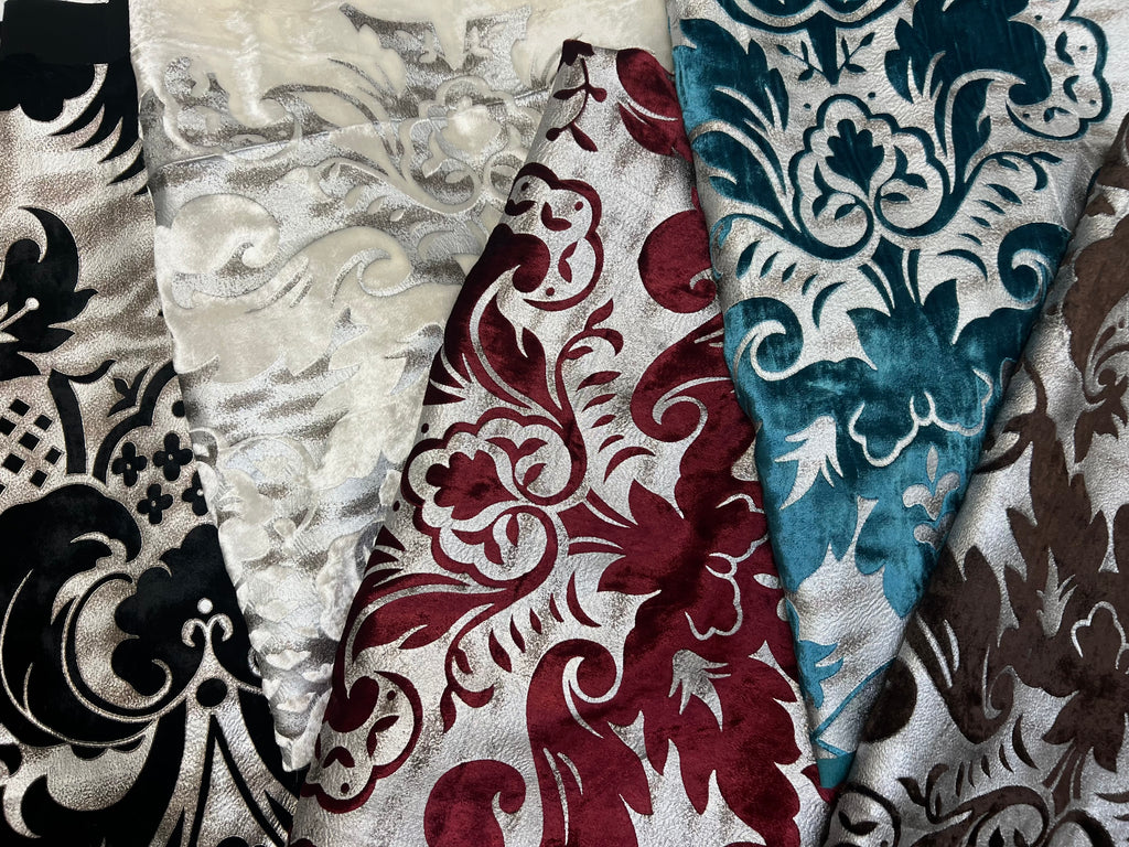 VERONA - Full Silk Printed Aluminium Velvet