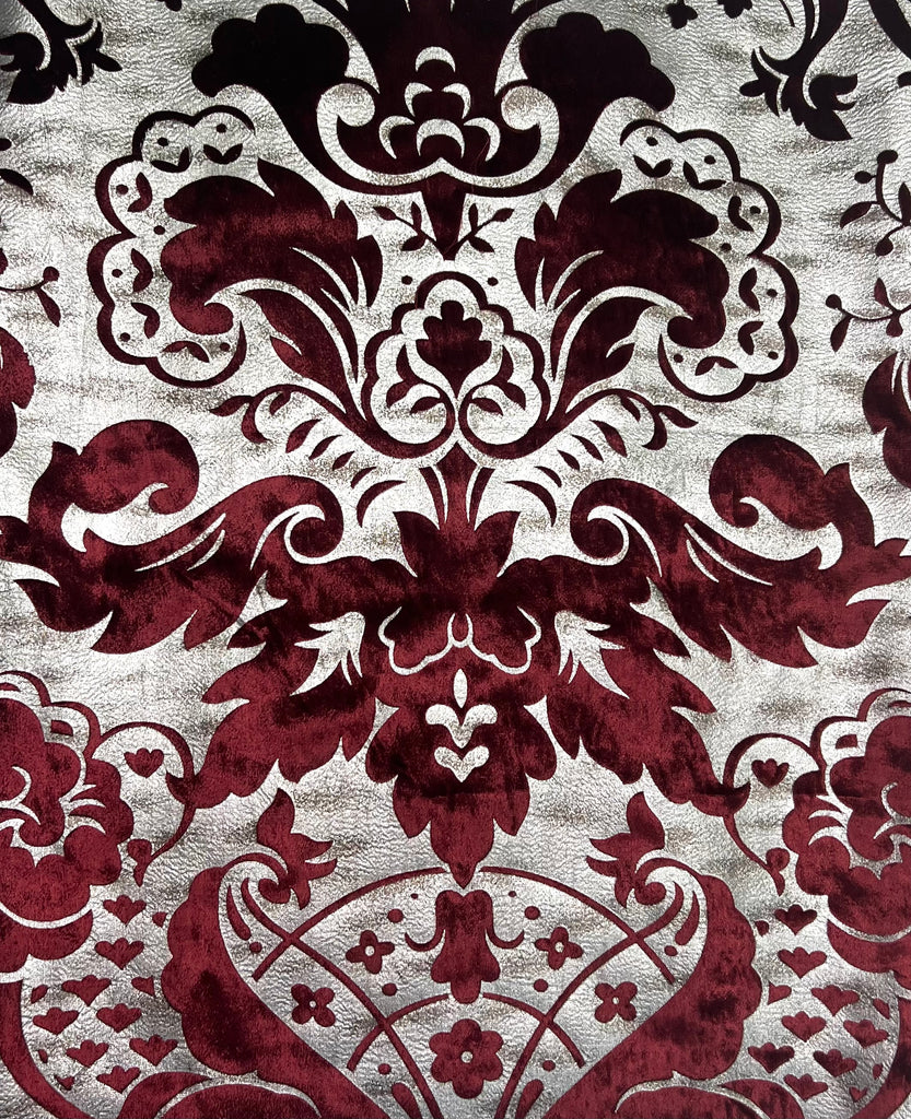 VERONA - Full Silk Printed Aluminium Velvet
