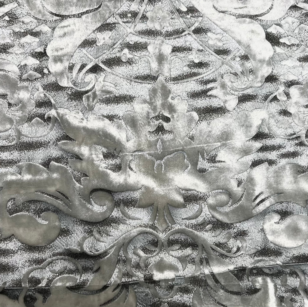 VERONA - Full Silk Printed Aluminium Velvet