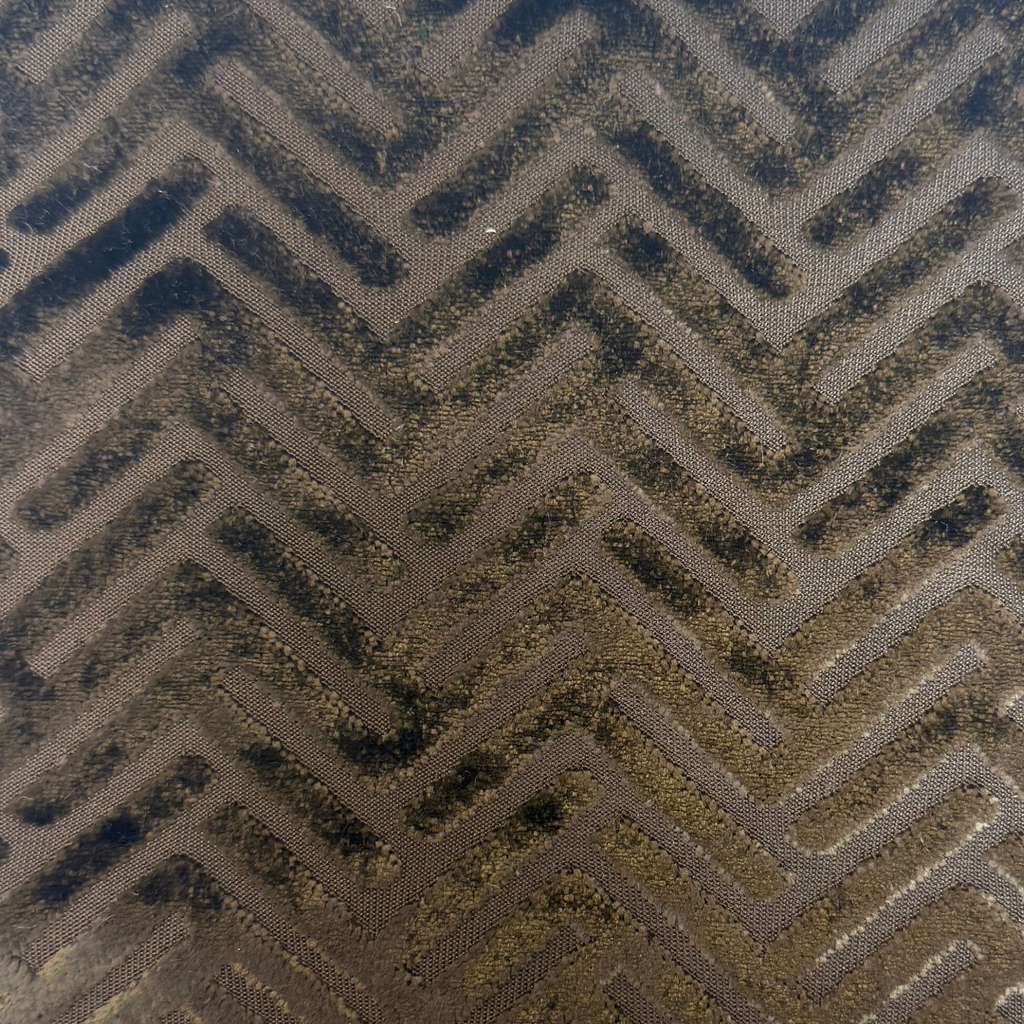 Vienna - Beethoven, Geometric Arrow Pattern BURNOUT VELVET