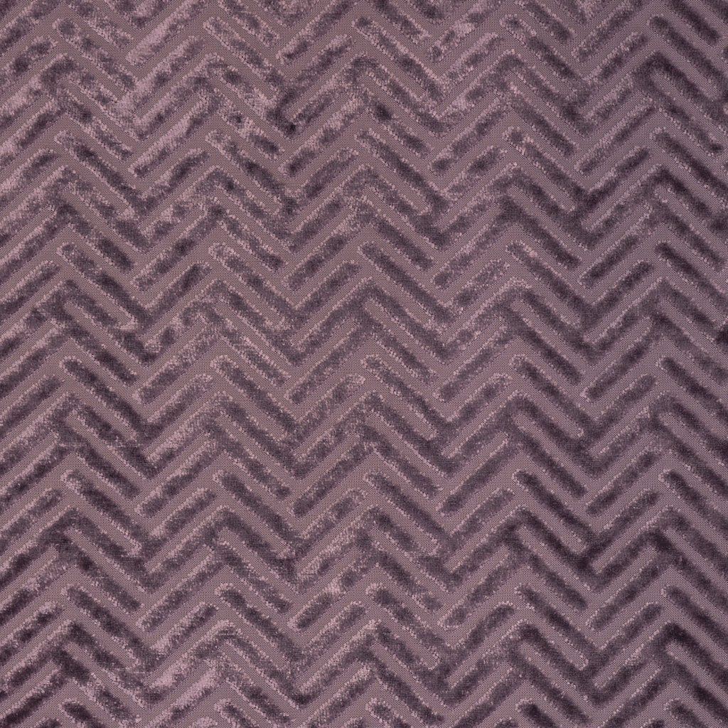 Vienna - Beethoven, Geometric Arrow Pattern BURNOUT VELVET