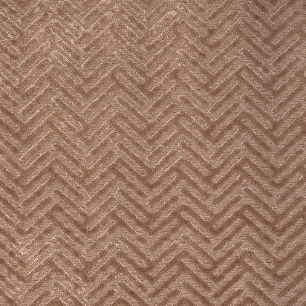 Vienna - Beethoven, Geometric Arrow Pattern BURNOUT VELVET