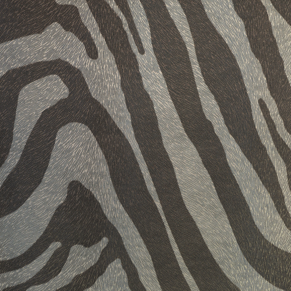 Wild - Zebra Print Vinyl Faux Leather Upholstery Fabric by the Yard