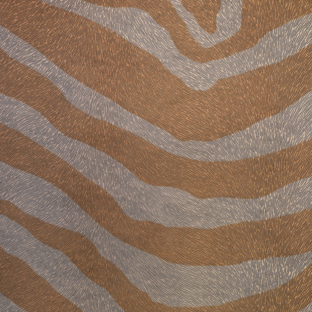 Wild - Zebra Print Vinyl Faux Leather Upholstery Fabric by the Yard