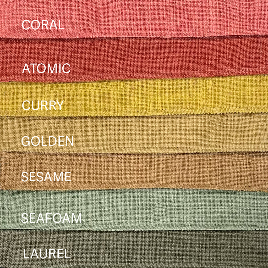 ZUMA - BLAKE, LINEN POLYESTER BLENDED BURLAP UPHOLSTERY FABRIC BY THE YARD