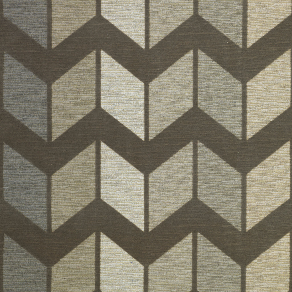 Zeppelin - Chevron Pattern Modern Texture Cotton Blend Upholstery Fabric by the Yard