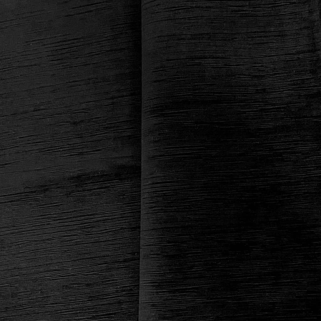 BENSON - TEXTURED MICROFIBER PLAIN VELVET UPHOLSTERY FABRIC BY THE YARD