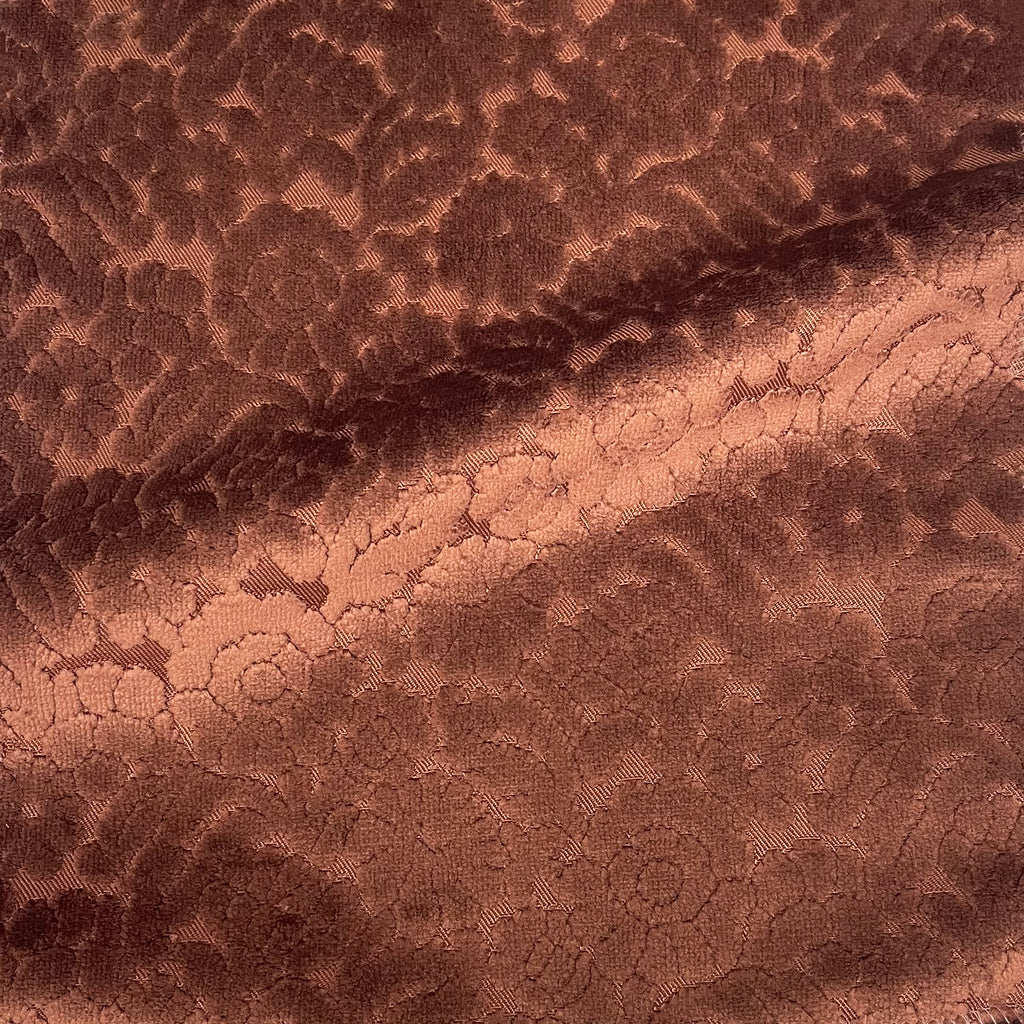 NEW - ELEANOR - BOTANICAL FLAIR CUT VELVET UPHOLSTERY FABRIC BY THE YARD