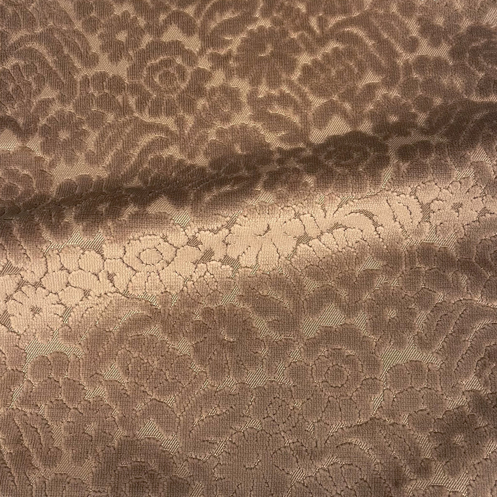 NEW - ELEANOR - BOTANICAL FLAIR CUT VELVET UPHOLSTERY FABRIC BY THE YARD