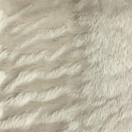Angel - Long Pile Velvet Fabric by the Yard - Available in 15 Colors - Ivory - Top Fabric - 1