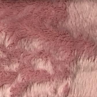 Angel - Long Pile Velvet Fabric by the Yard - Available in 15 Colors - Pink - Top Fabric - 2