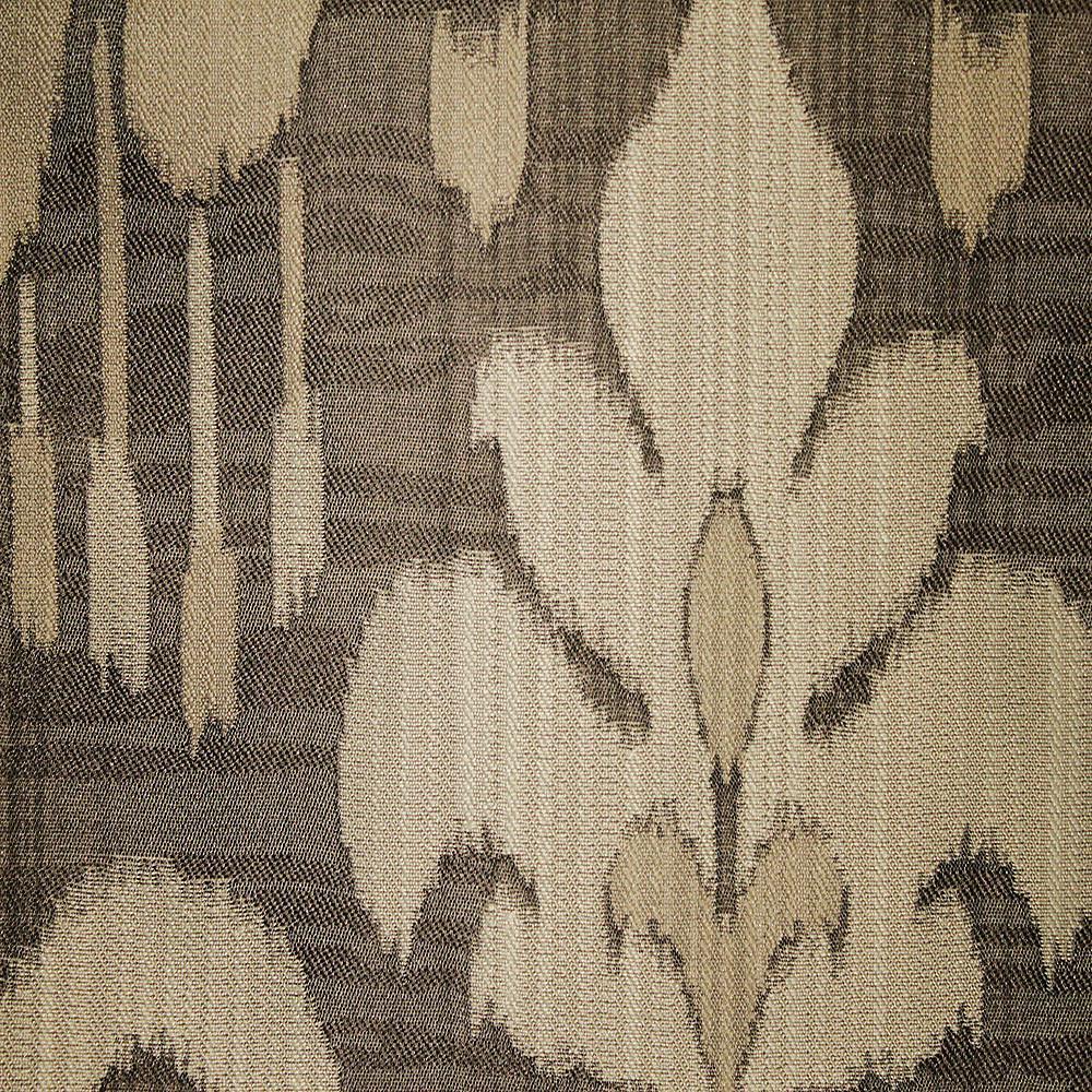 Baron - Jacquard Ikat Designer Pattern Home Decor Drapery Fabric by the Yard - Available in 9 Colors - Thunder - Top Fabric - 7