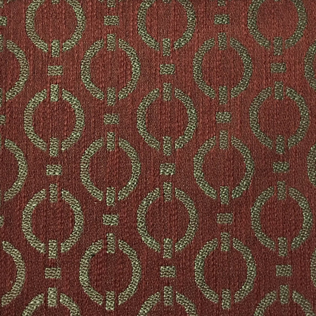 Bond - Woven Texture Designer Pattern Upholstery Fabric by the Yard - Available in 10 Colors - Henna - Top Fabric - 9