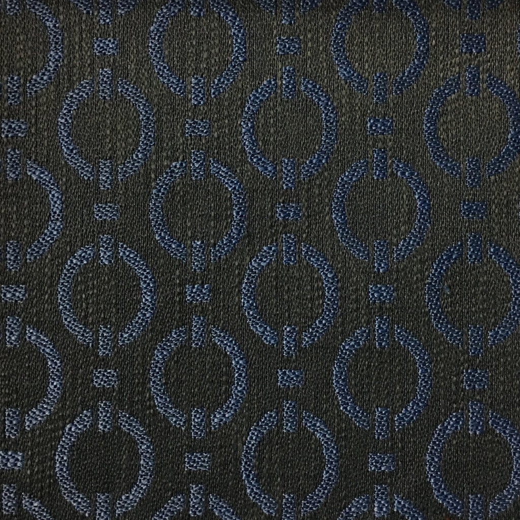 Bond - Woven Texture Designer Pattern Upholstery Fabric by the Yard - Available in 10 Colors - Indigo - Top Fabric - 7