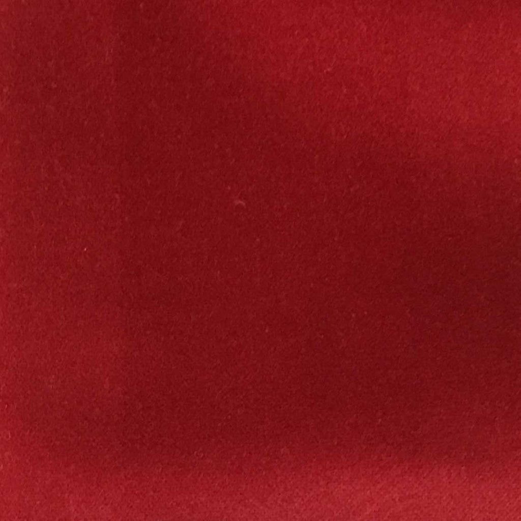 Bowie - 100% Cotton Velvet Upholstery Fabric by the Yard - Available in 77 Colors - Chinese Red - Top Fabric - 53