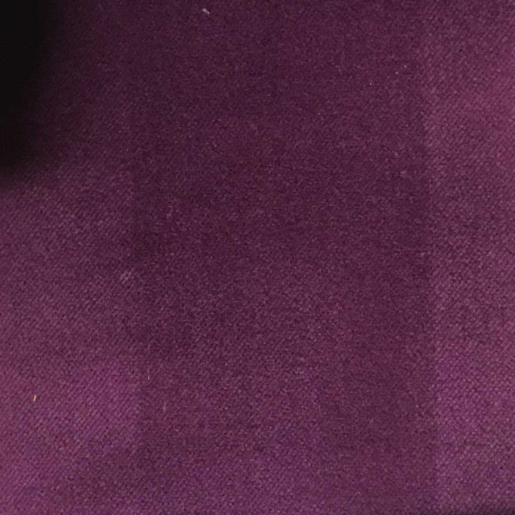 Bowie - 100% Cotton Velvet Upholstery Fabric by the Yard - Available in 77 Colors - Dark Purple - Top Fabric - 6