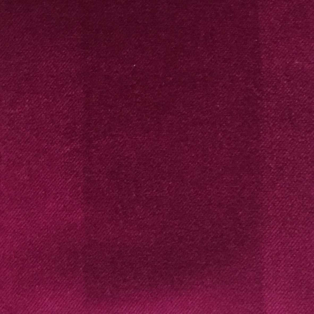 Bowie - 100% Cotton Velvet Upholstery Fabric by the Yard - Available in 77 Colors - Purple Wine - Top Fabric - 60