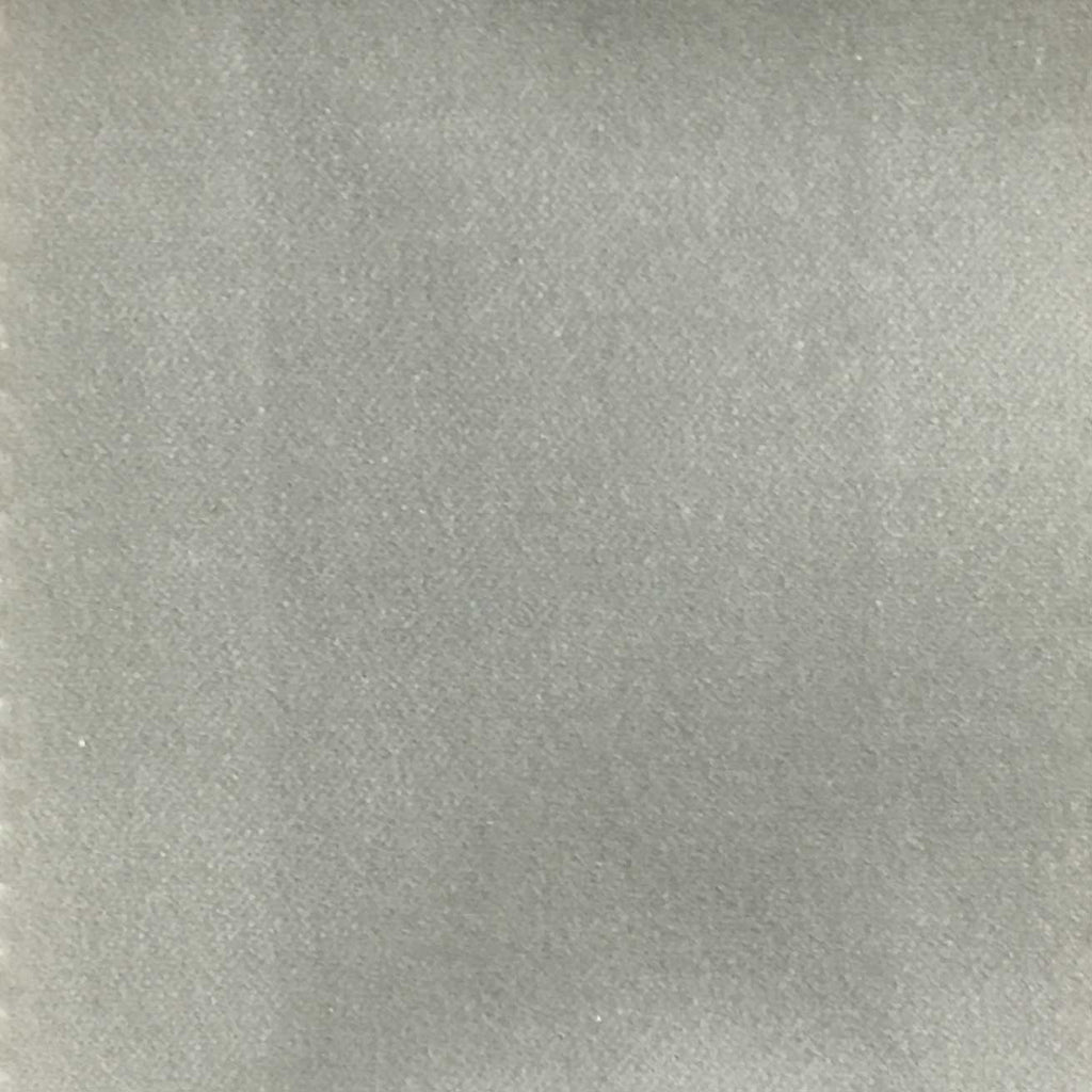 Light Grey Solid Cotton Velvet Fabric, Plain Weave, TU-2583
