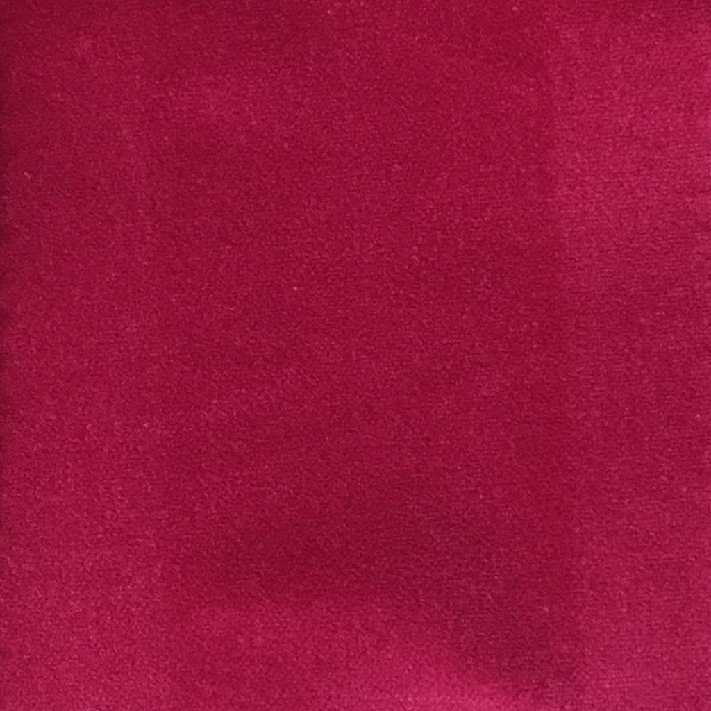 Bowie - 100% Cotton Velvet Upholstery Fabric by the Yard - Available in 77 Colors - Very Berry - Top Fabric - 58