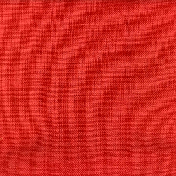 Brighton - 100% Linen Fabric Window Curtain & Drapery Fabric by the Yard - Available in 48 Colors - Rouge - Top Fabric - 9