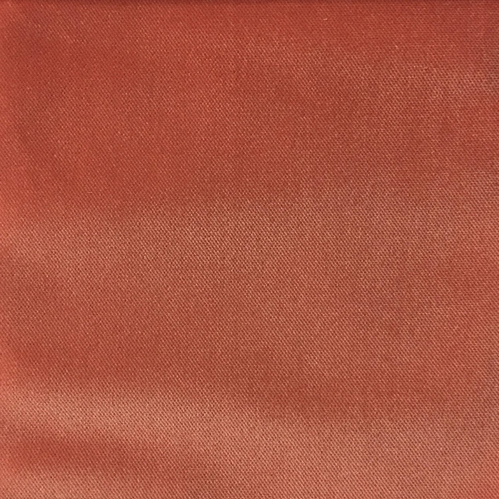 Byron - Premium Plush Sateen Velvet Upholstery Fabric by the Yard - Available in 49 Colors - Blush - Top Fabric - 25