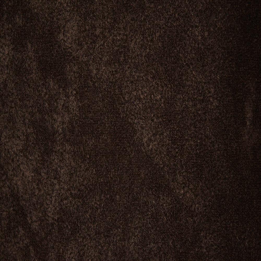 Chalky - Solid Polyester Cloth Fabric by the Yard - Available in 15 Colors - Chocolate - Top Fabric - 3