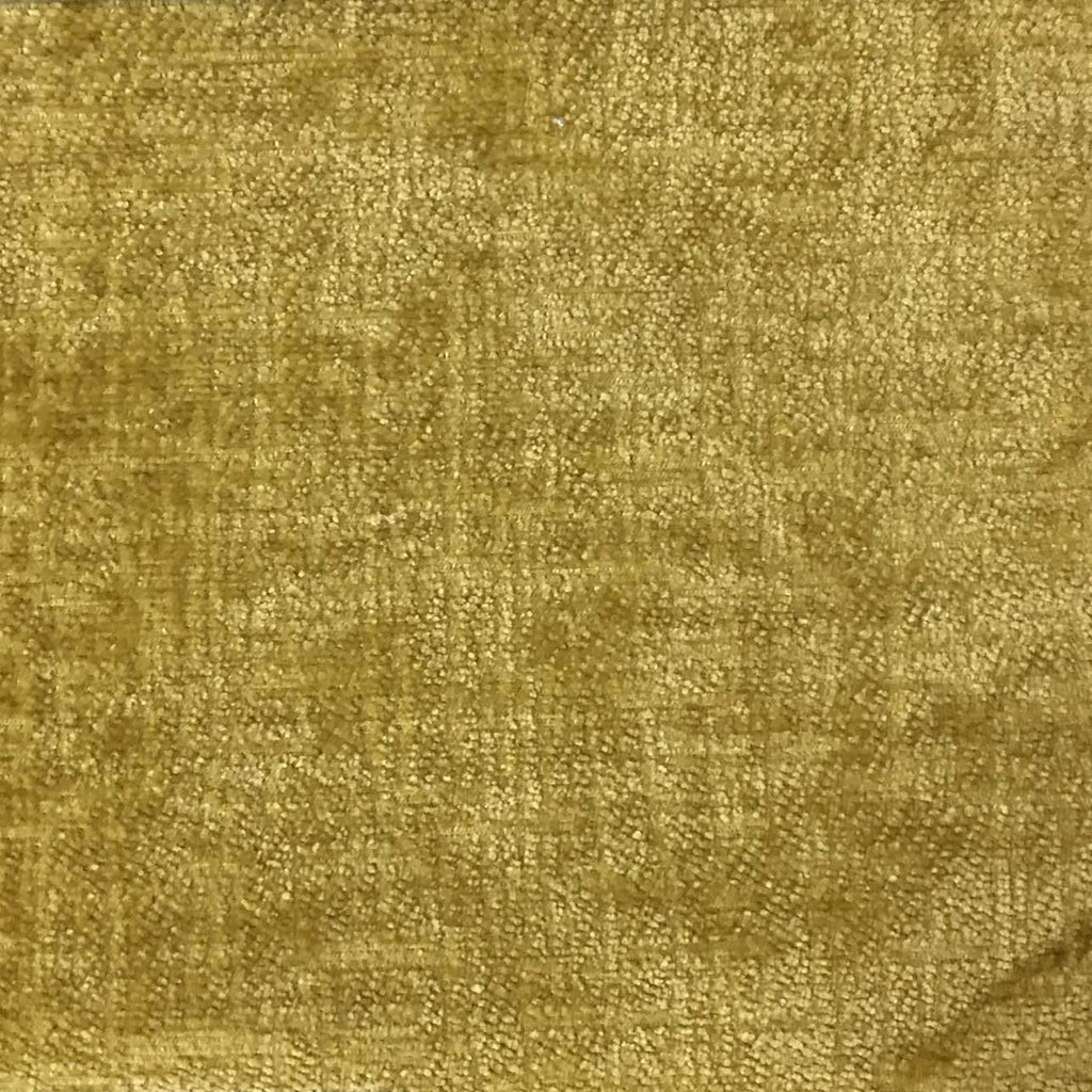 Cardinal - Chenille Upholstery Fabric by the Yard - Available in 16 Colors - Curry - Top Fabric - 6