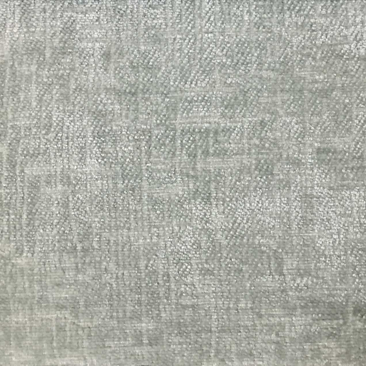 Grey Silver Solid Texture Chenille Upholstery Fabric by The Yard