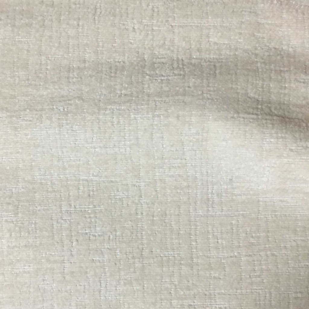 Cardinal - Chenille Upholstery Fabric by the Yard - Available in 16 Colors - Vanilla - Top Fabric - 8
