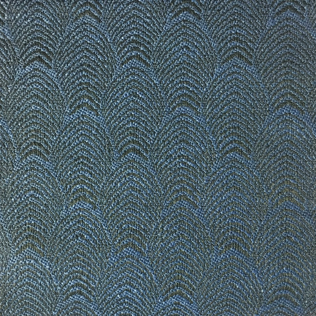 Carnaby - Jacquard Fabric Woven Designer Pattern Upholstery Fabric by the Yard - Available in 12 Colors - Indigo - Top Fabric - 8