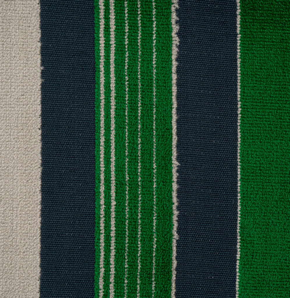 CAYMAN - BOLD VERTICAL STRIPES CUT VELVET UPHOLSTERY FABRIC BY THE YARD