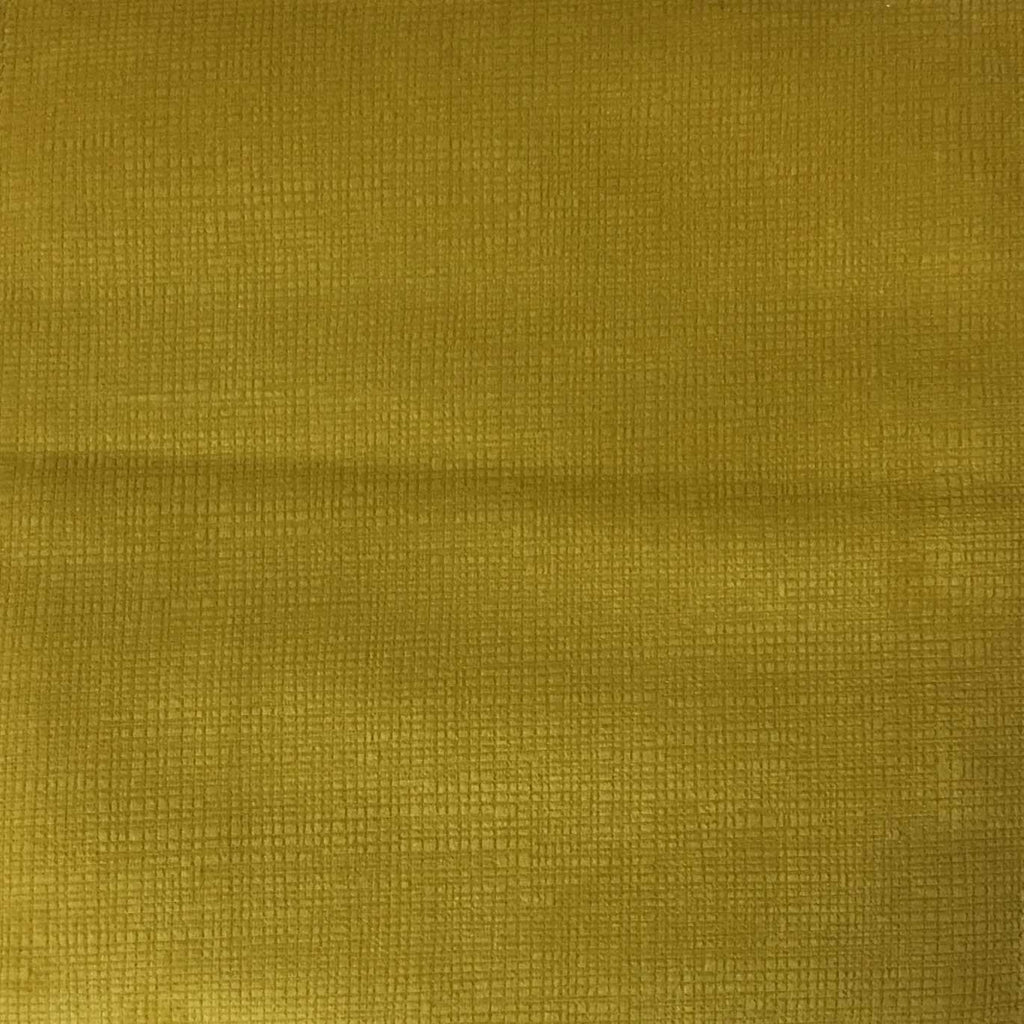 Creek - Textured Microfiber Velvet Upholstery Fabric by the Yard - Available in 20 Colors - Curry - Top Fabric - 6