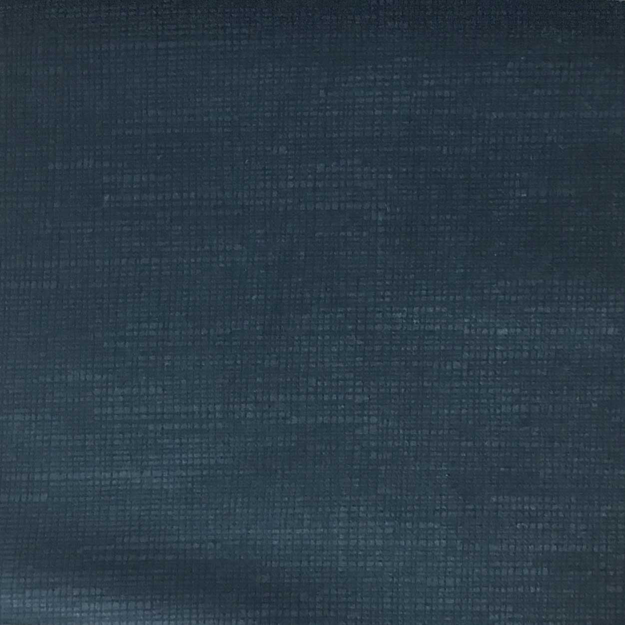 Denim Blue Plain Solid Linen Upholstery Fabric by The Yard