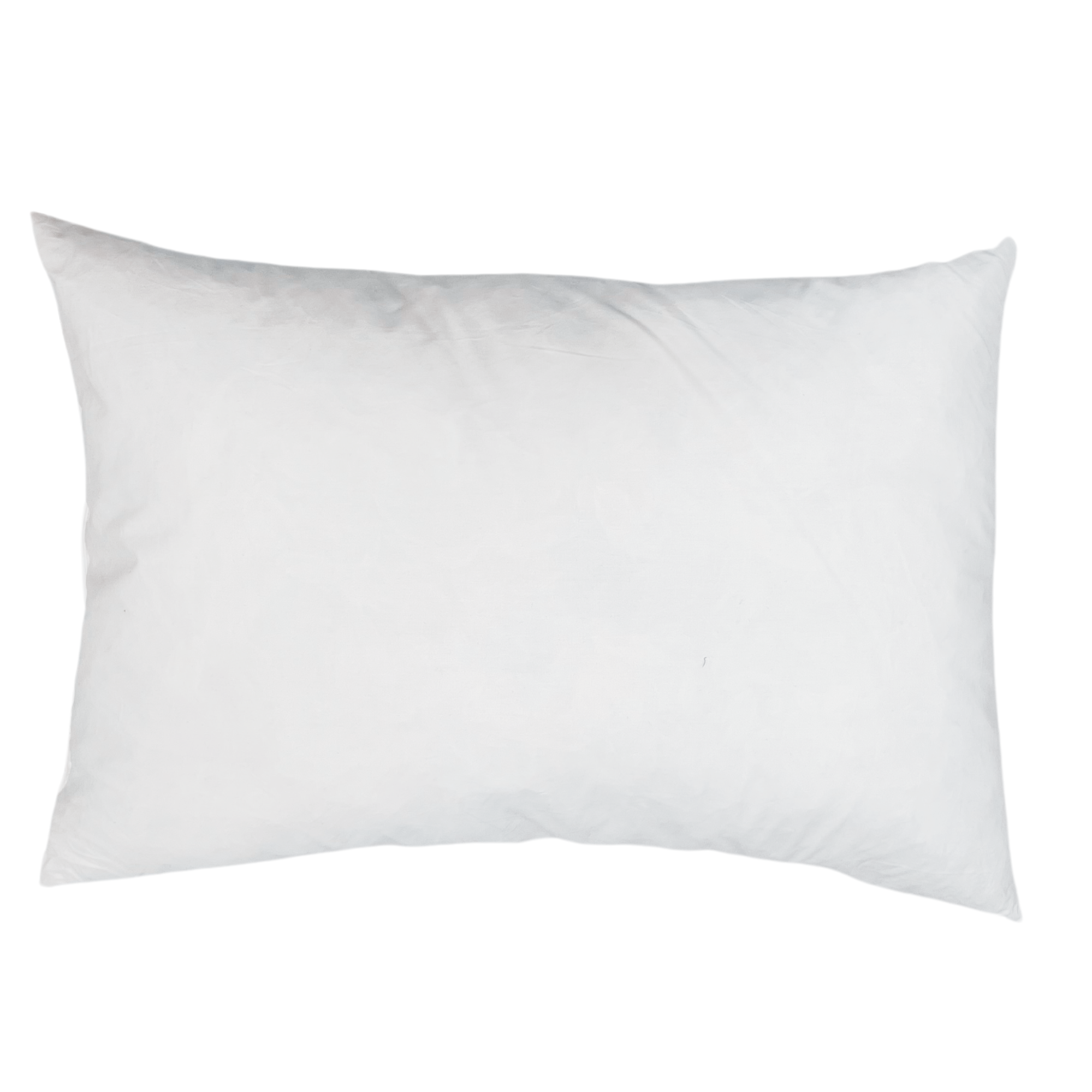 DECORATIVE DUCK FEATHER THROW OBLONG PILLOWS SET of 2 WHITE