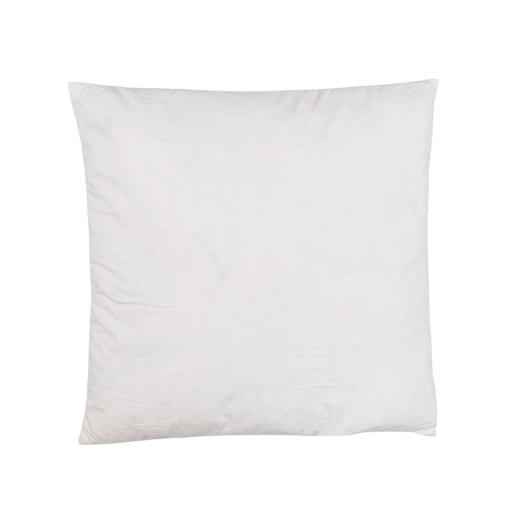 DECORATIVE DUCK FEATHER THROW/OBLONG PILLOWS, SET of 2, WHITE