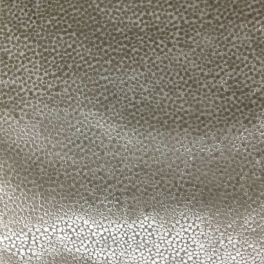 Florence Dots - Burnout Velvet Upholstery Fabric by the Yard - Available in 18 Colors - Plaza Taupe - Top Fabric - 10