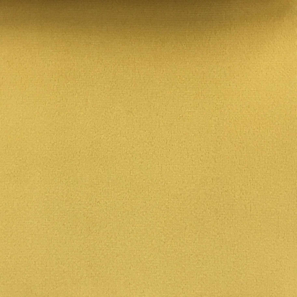 Islington - Plush Microvelvet Multi-Purpose Velvet Fabric by the Yard - Available in 33 Colors - Canary - Top Fabric - 27