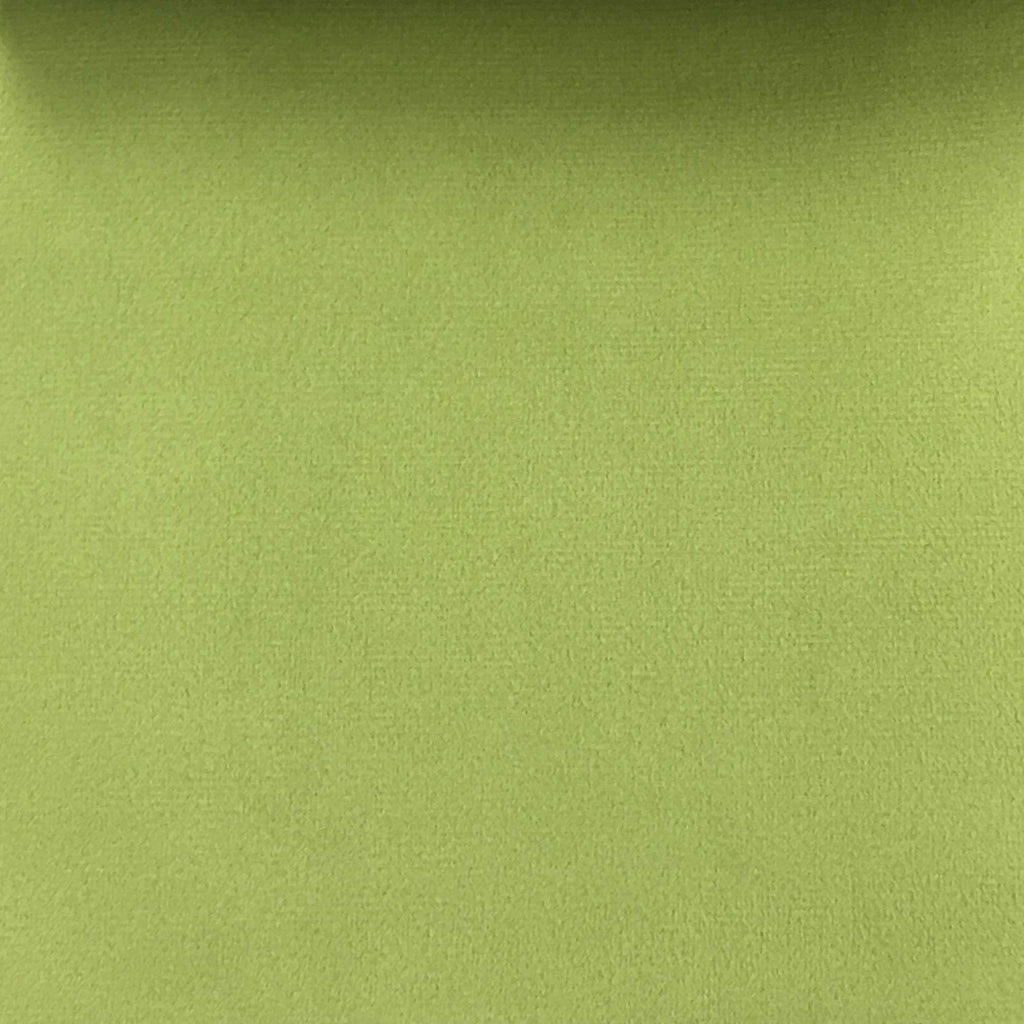 Islington - Plush Microvelvet Multi-Purpose Velvet Fabric by the Yard - Available in 33 Colors - Lime - Top Fabric - 28