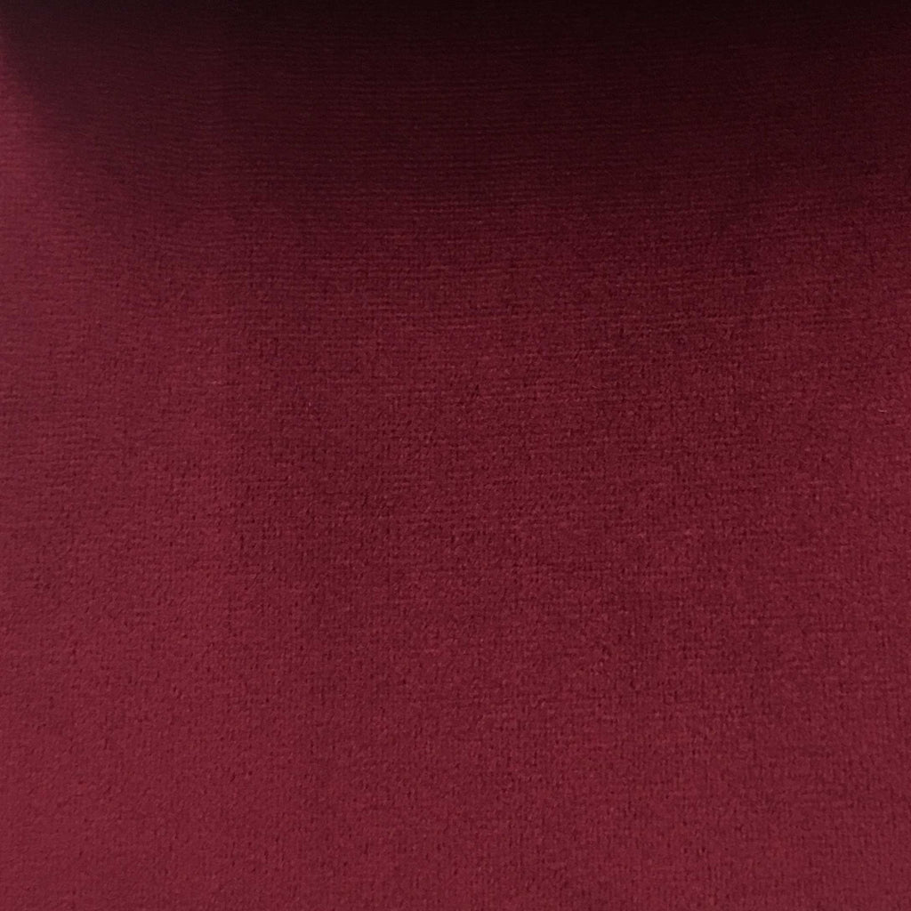 Islington - Plush Microvelvet Multi-Purpose Velvet Fabric by the Yard - Available in 33 Colors - Merlot - Top Fabric - 32